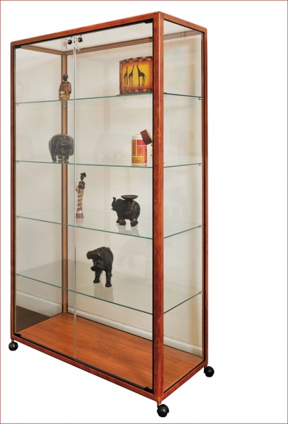 Grande vitrine exposition verre et bois sur roulettes LP 10 mobilier de bureau -> Vitrine Bois Grande Tv Grande vitrine exposition verre et bois sur roulettes LP 10 mobilier de bureau -> Vitrine Bois Grande Tv
