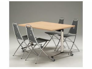 table pliante :: table mobile plateau basculant DES