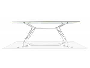 table de réunion plateau en verre :: table de réunion rectangulaire plateau verre AP 4