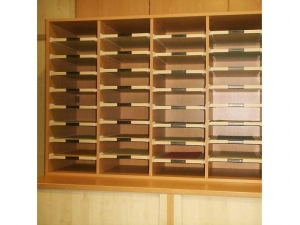tri de courrier :: meuble pour tri de courrier sur mesure RUB 1