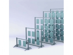 vitrine d'affichage ext�rieur int�rieur :: structure d'affichage autoportante UST