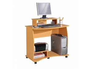 meuble pour PC : 
 
poste ergonomique regroupant tout l'�quipement informatique.   Dimensions hors tout : L 90 x P 60 x H 90 cm.  Plateaux m�lamine. Equip� de 5 roulettes dont 2 avec freins  ref : PIMEL : 175 euros ht  en stock coloris : h�tre et merisier    
