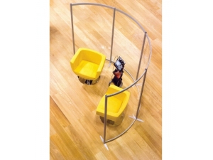 cloisonnette 1m40 1m60 et 1m80 :: cloisons budget semi translucide UST