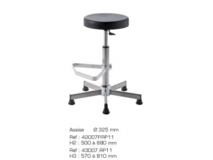 si�ge m�dical & agro alimentaire :: tabouret inox et polyrethane Ru kk HK