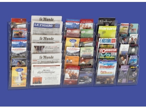 pr�sentoir de documents :: pr�sentoir mural transparent de multi document OT