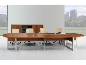 Table monobloc avec chaises attenantes caftria rfectoire  - LEB  :: table de runion placage bois UQ 3