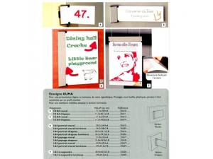 Plaques Signaltiques Premium et Budget en Aluminium Anodis :: signaltique d'intrieur murale et drapeau LP