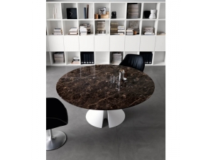 table de réunion :: table de reunion de prestige LOAM marbre
