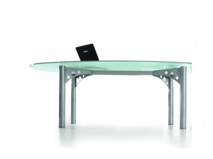 table de réunion :: table de réunion plateau verre UQ