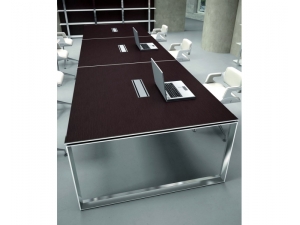 table modulaire spciale formation informatique DM :: table de runion lectrifiable haut de gamme  UQ FO