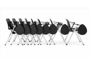 chaise pliante avec tablette critoire droitier gaucher CPL AL :: chaise pliable emboitable empilable pour salle de formation et salle polyvalente EBI