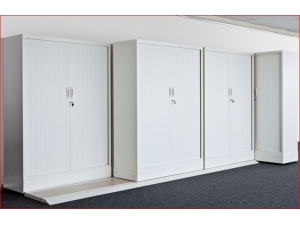 armoire de bureau bois et mtal :: armoire mobile  rideau gain de place GAPSA