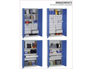 mobilier industriel rglable en hauteur :: armoire pour composants FOS 5