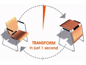 Table de runion Assis Debout : Transformez Vos Runions - NOC :: Chaise transformable en table pour runion, confrence - TRO