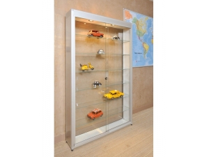 portant porte manteau LLA :: vitrine d'intrieur claire pour collection LP 22