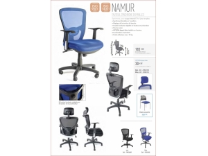 Bureau  ergonomique  rglage manuel - ARO :: sige de bureau oprateur synchrone NAMUR FFO