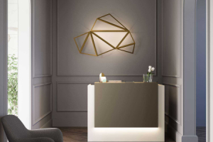 Banque accueil  illuminable  - UQ