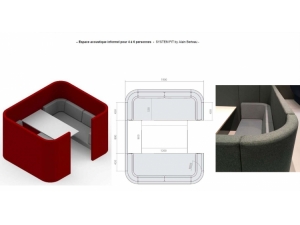 isolation et claustras acoustiques mobiles :: espace privatif insonoris FIT BVA