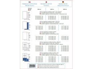 tableau sur pieds SIS :: tableau criture magntique mobile ER