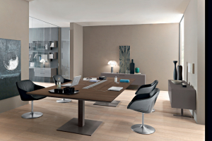chaise  d'attente polyvalente express budget TCA DIN C :: Table de runion avec trappe lectrifiable - ANY AM