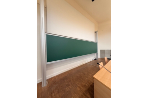 Tableau mural - mur d'�criture �maill� personnalisable - LLU :: Tableau coulissant pour amphith��tre � translation verticale - LLU