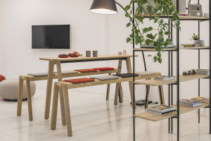 Banc d'tude pour salle d'attente et amphithtre - YEL :: Banc bureau