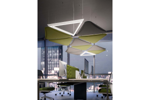 Design sensoriel - Eclairage et panneaux insonoriss - UQ