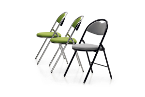 Chaise confort de r�ception empilable  - ELF :: Chaise pliante Ergonomique non feu -  AL