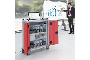 biblioth�que AL 1 :: chariot de s�curit� informatique et recharge tablettes et smartphone AKA