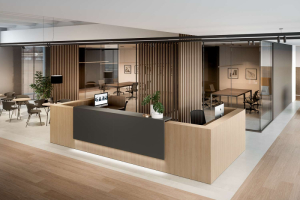 Banque ou comptoir d'accueil design - UQ