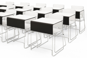 Table individuelle pour formation, runion, confrence :: Table individuelle empilable lgre - EBI
