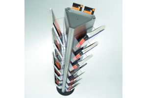 Prsentoir pliant pour journaux, magazines - OT :: Prsentoir tourniquet de documentation - UTS